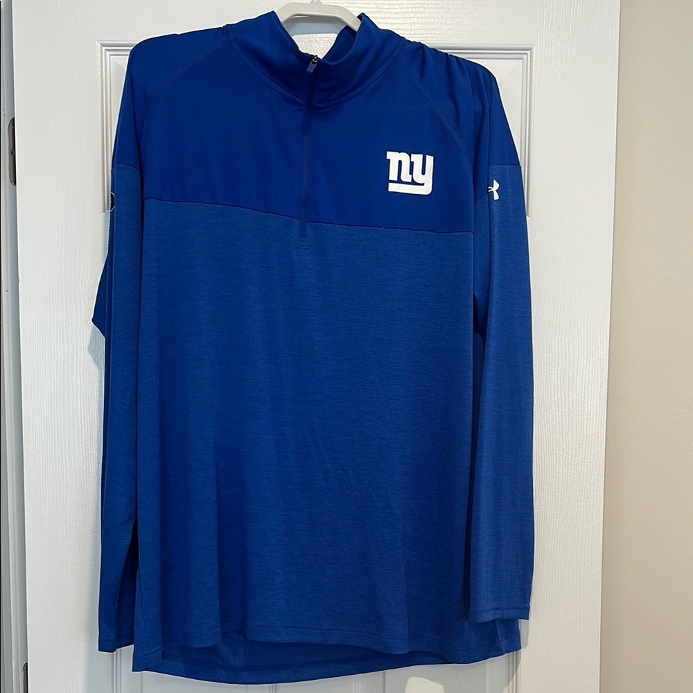 Men’s Under Armour New York Royal Blue Quarter-Zip Top, XXL
